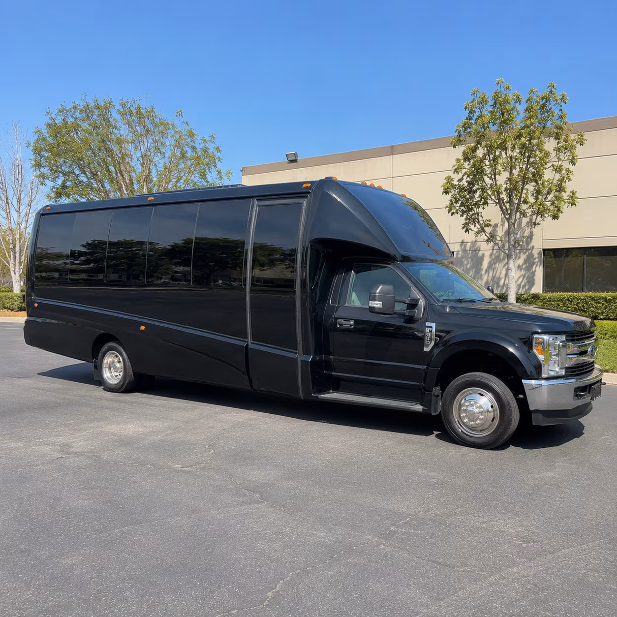 Interior of a party bus rental serving Warren