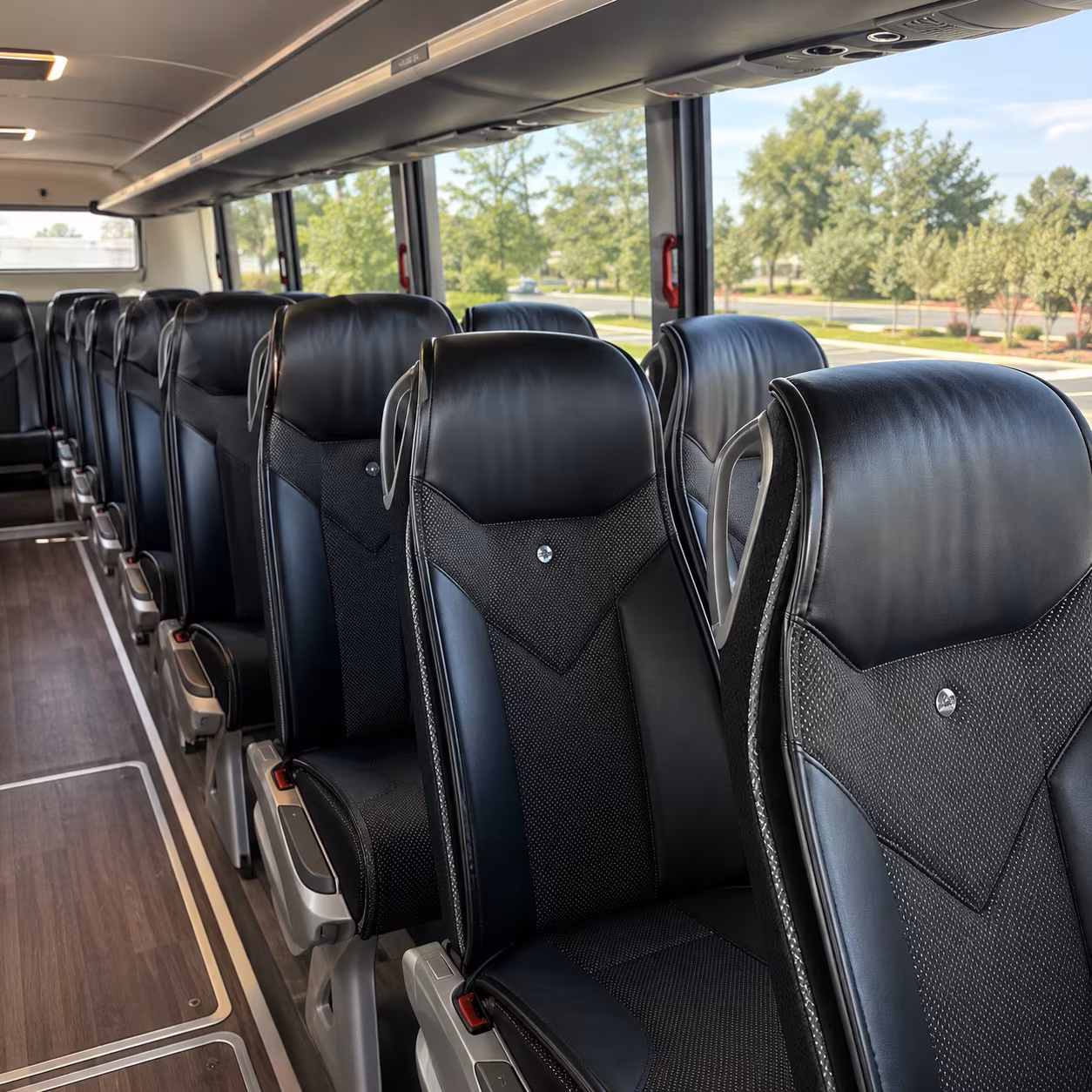 Warren Corporate Transportation party bus exterior