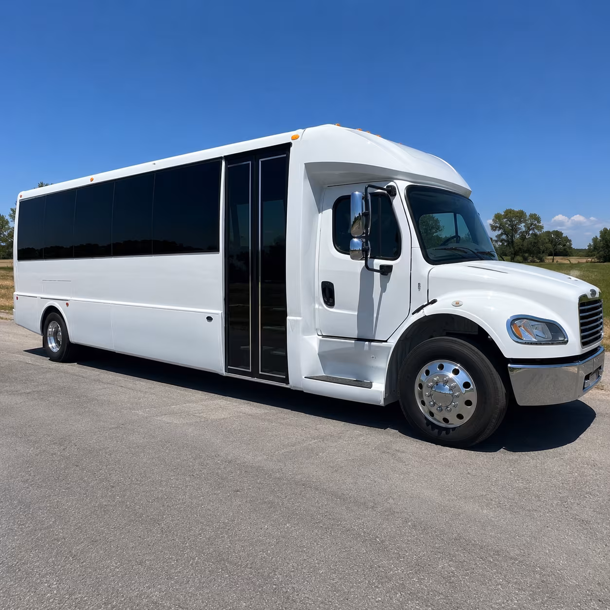 Warren Corporate Transportation party bus exterior