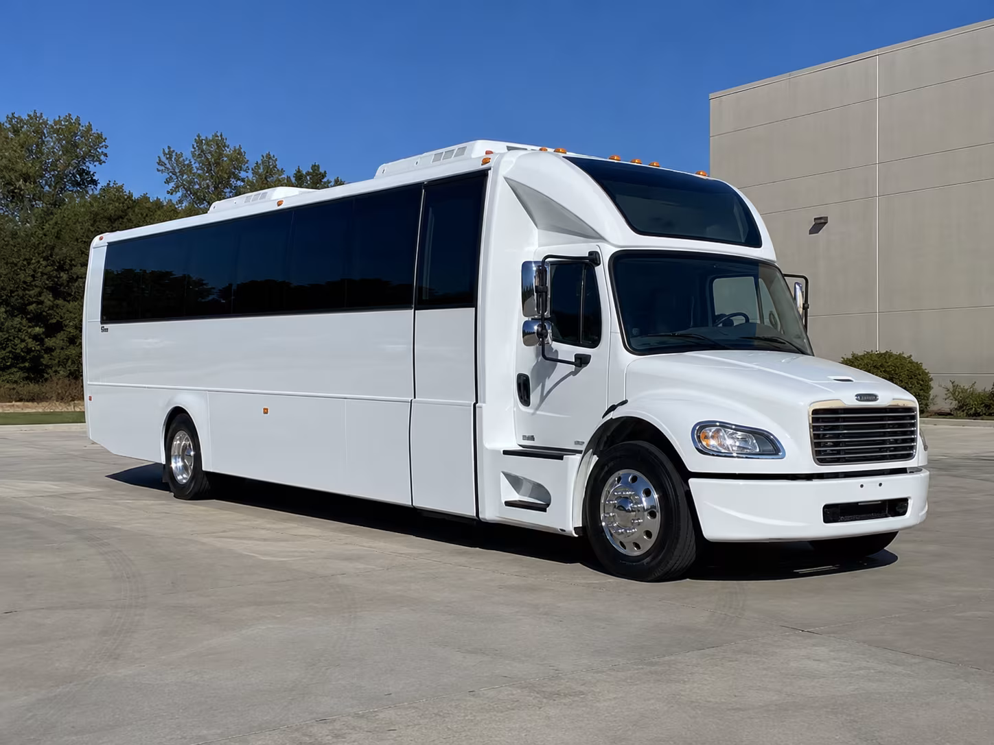 Warren Private Event Transportation party bus exterior