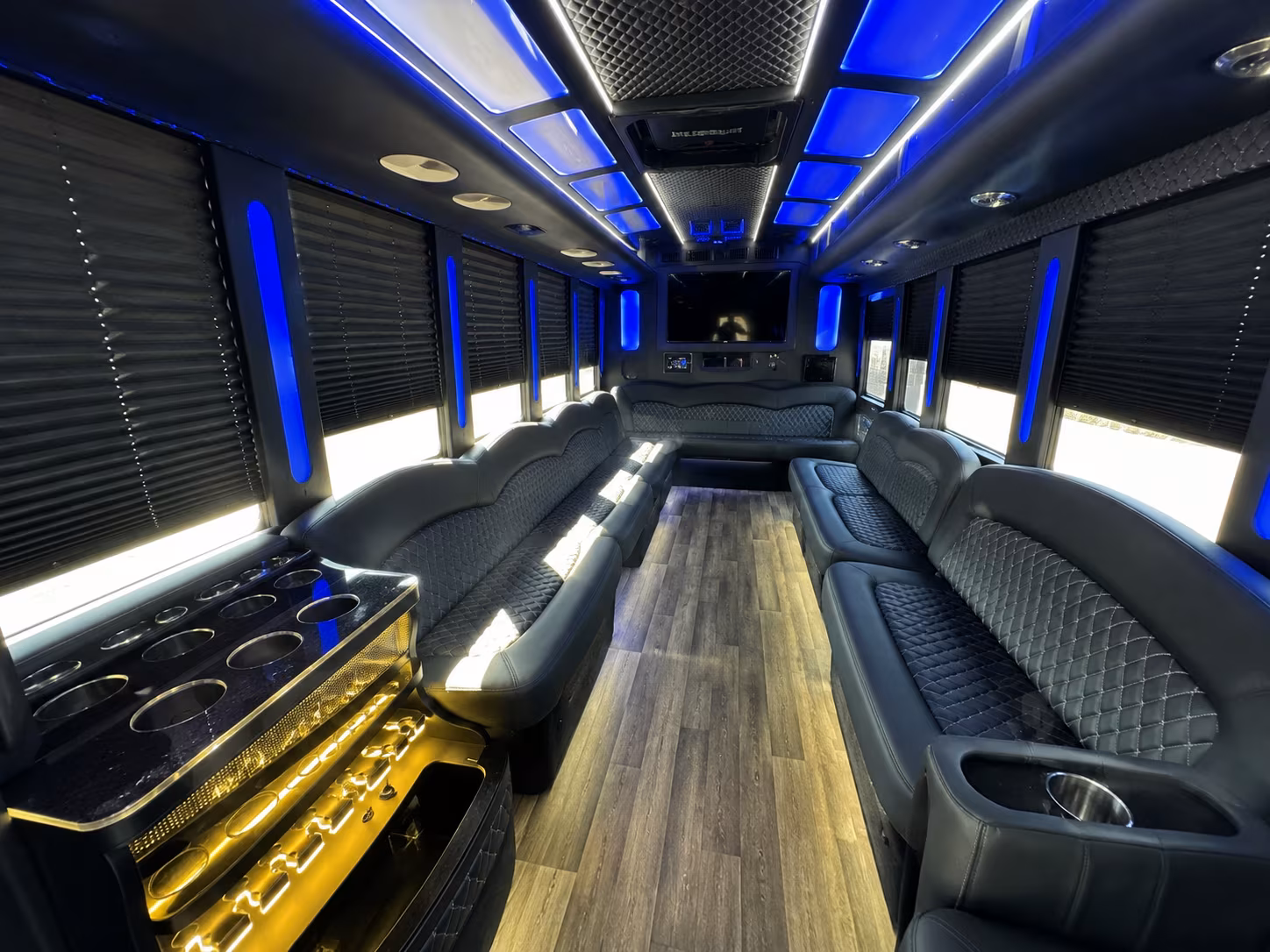 Warren Private Event Transportation onboard seating
