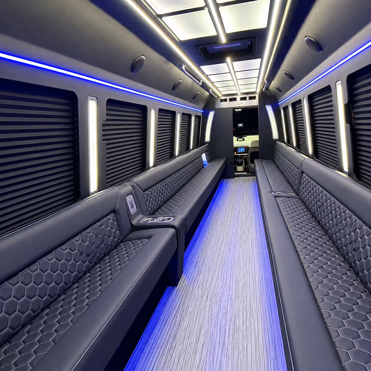 Warren Prom & Homecoming Transportation party bus exterior