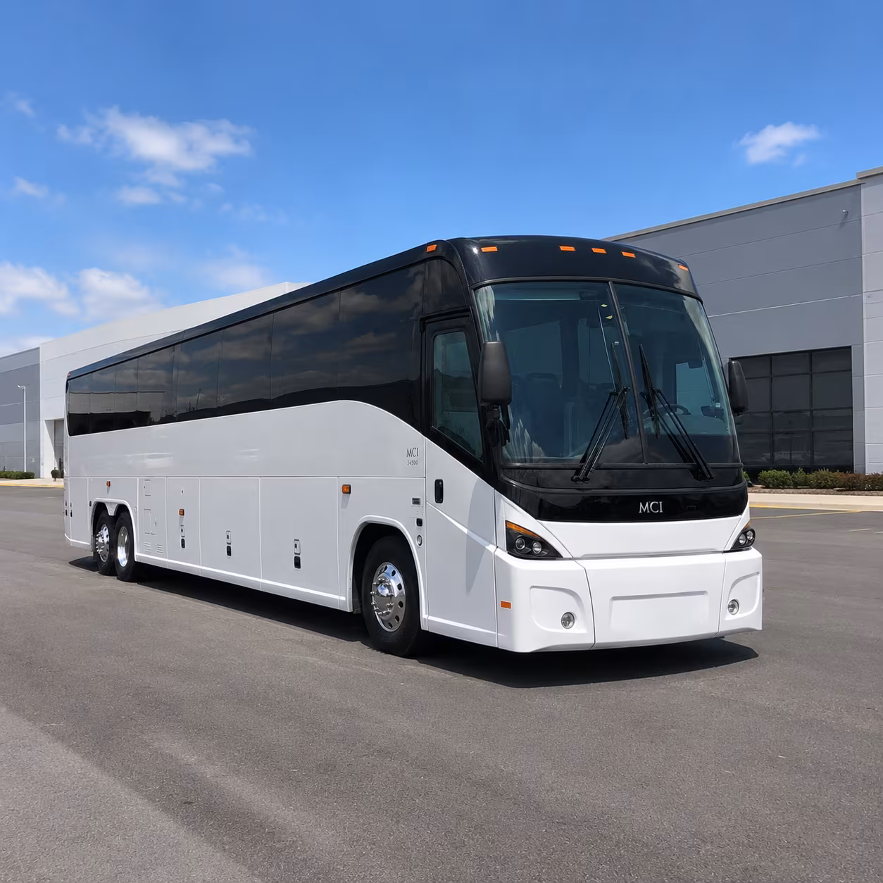 Warren School Event Transportation party bus exterior