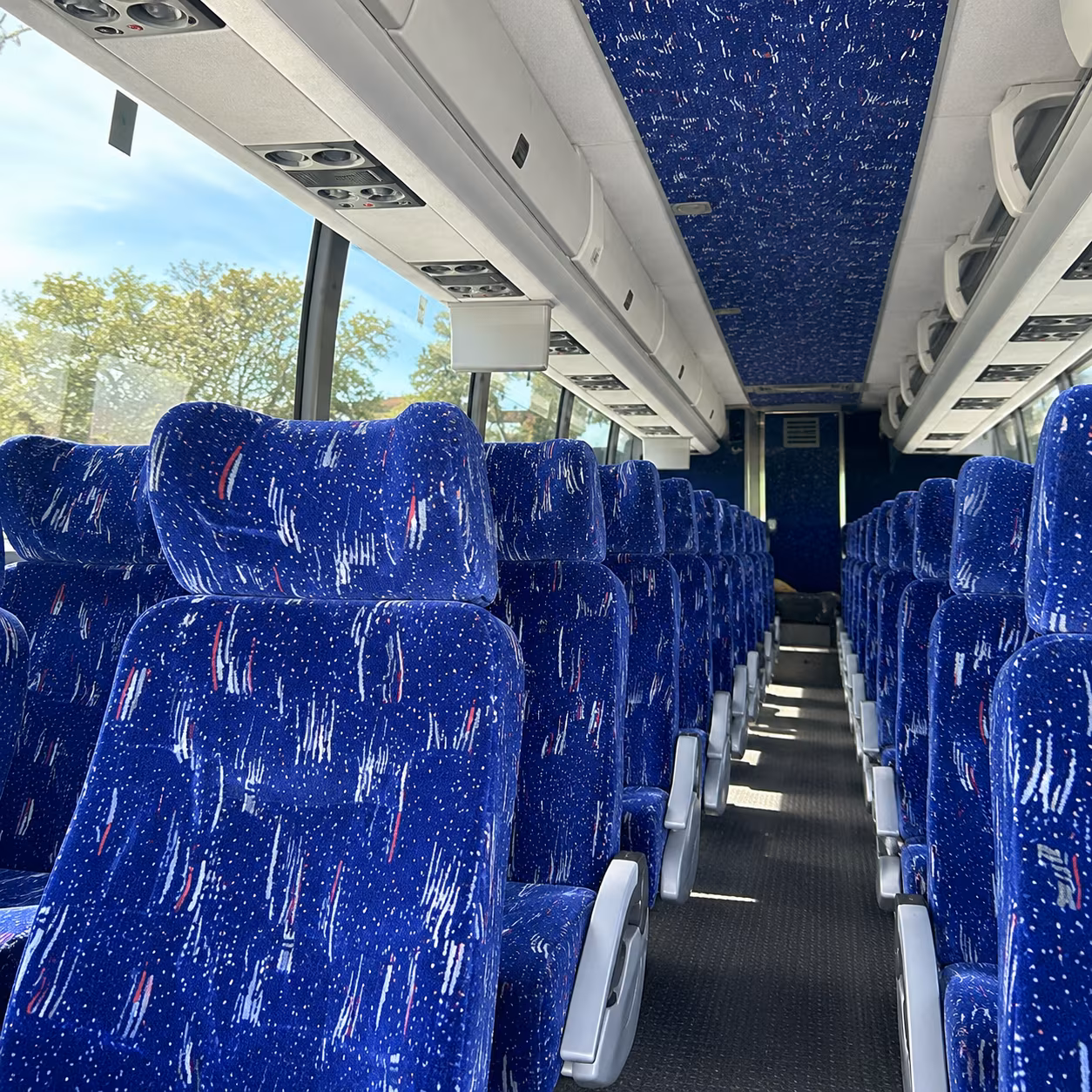 Warren School Event Transportation onboard seating