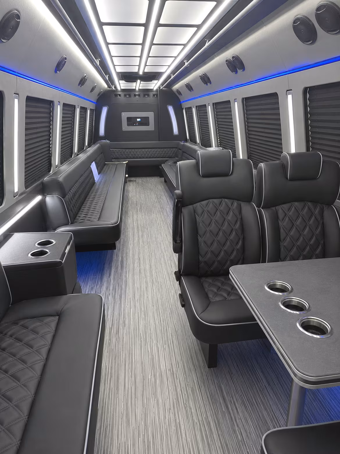 Warren Sporting Event Transportation onboard seating