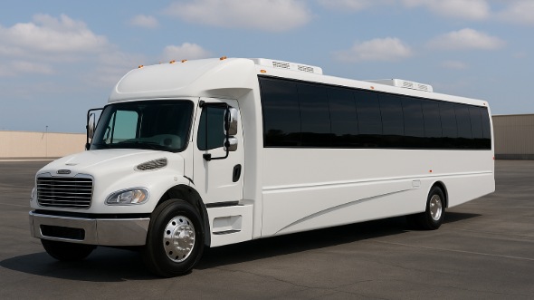 Exterior of Warren Party Bus Company's 25 Passenger Party Bus in Dearborn