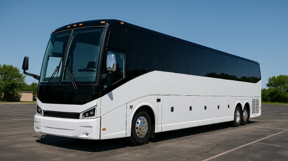 Exterior of Warren Party Bus Company's 40 Passenger Party Bus in Dearborn