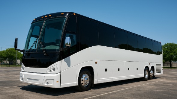 Exterior of Warren Party Bus Company's 40 Passenger Party Bus in Royal Oak