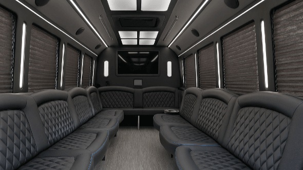 warren 20 passenger party bus rental