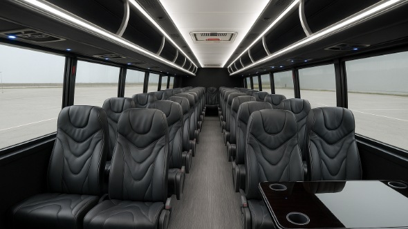 25 passenger minibus interior